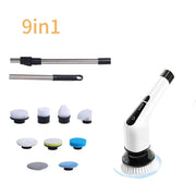 9in1 Cordless Electric Turbo Scrub Multifunctional Cleaning Brush