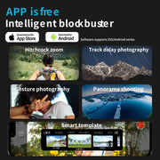 3-Axis Handheld Gimbal Stabilizer for Smartphone with Fill Light for iPhone and Android