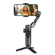 3-Axis Handheld Gimbal Stabilizer for Smartphone with Fill Light for iPhone and Android
