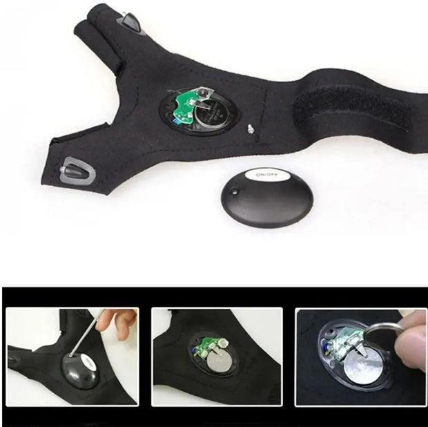 LED Flashlight Gloves